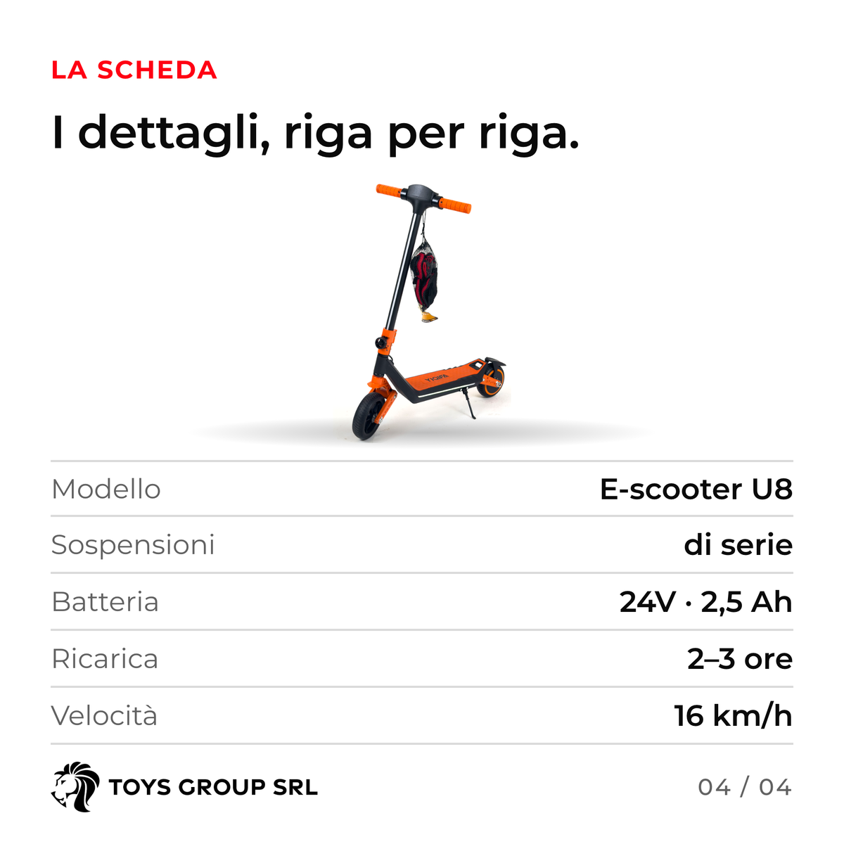 E-scooter U8 — 4/4