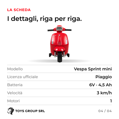 Vespa Sprint mini — 4/4