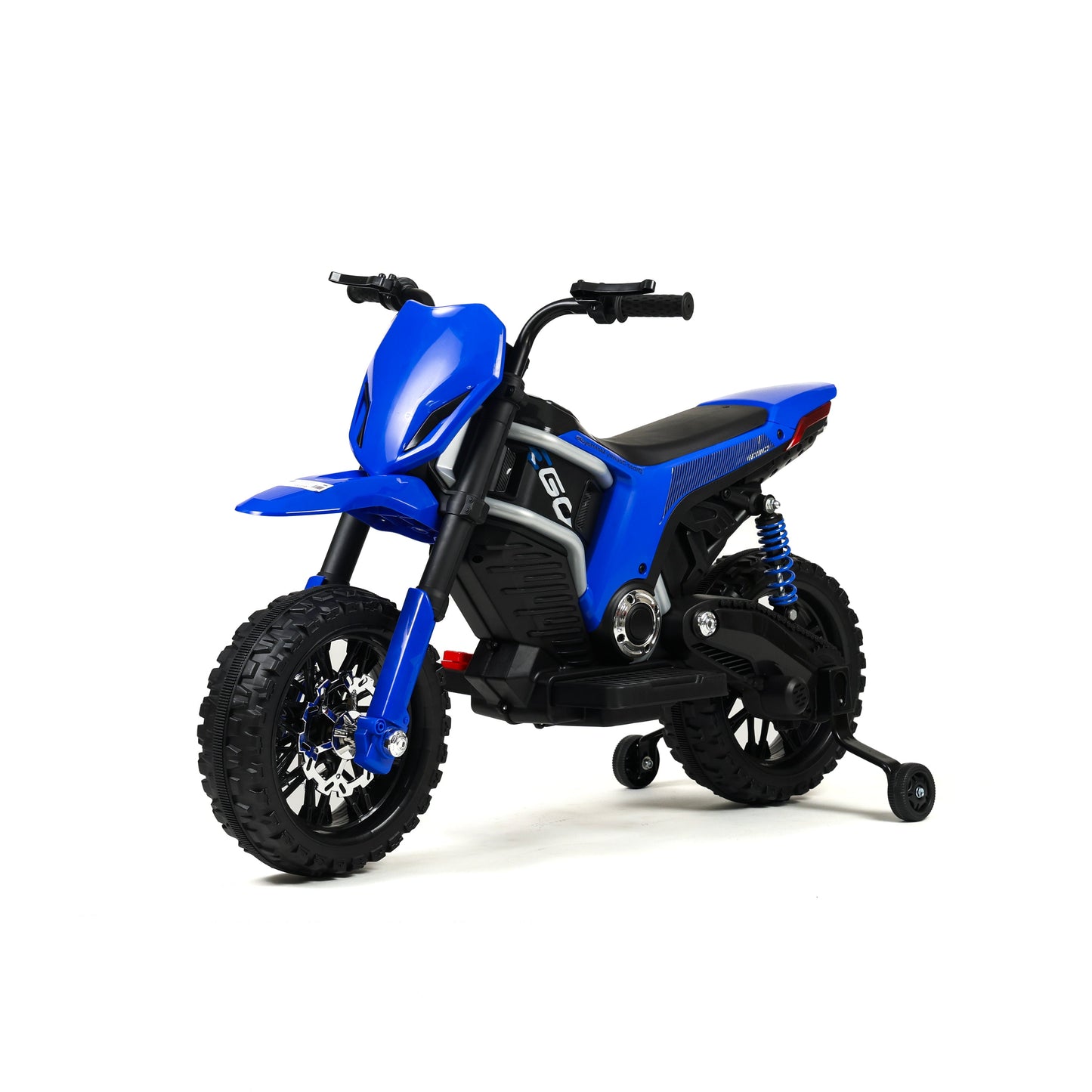 Motocross Eqa elettrica bambini - vista frontale