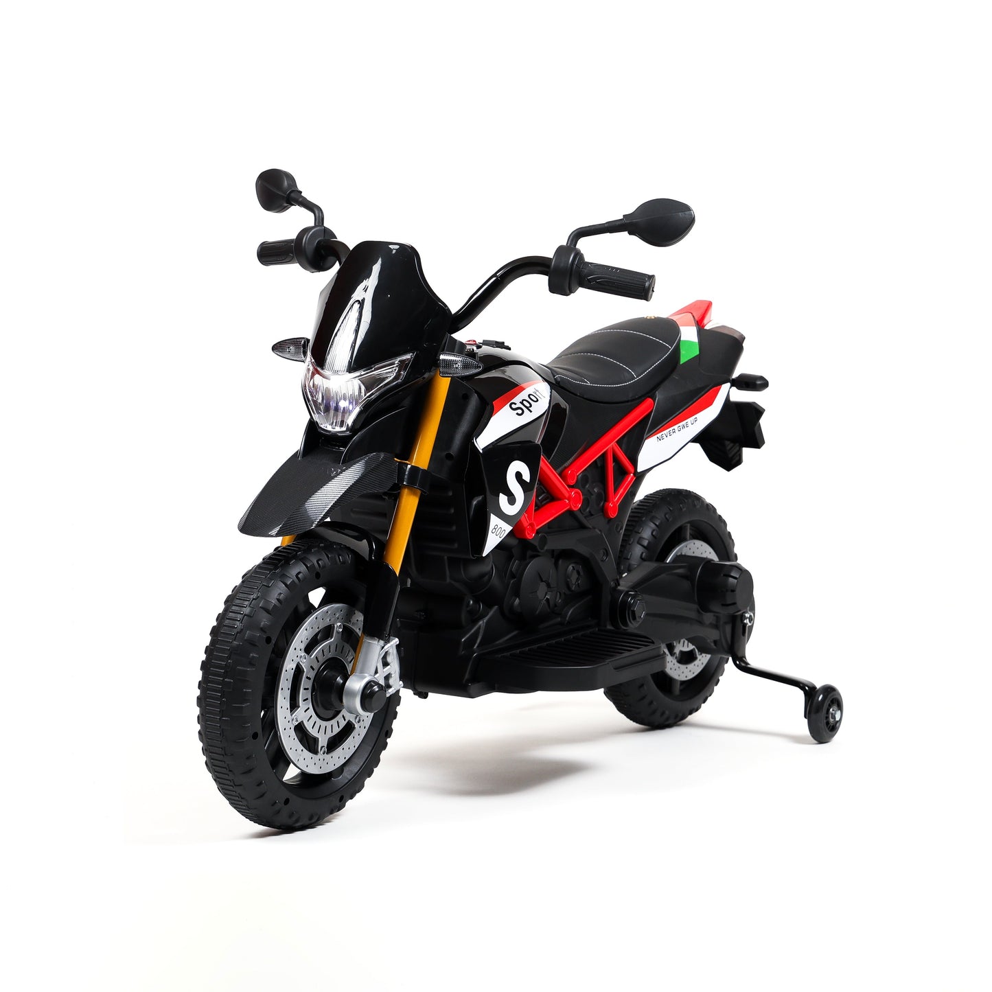 Moto Motard Sport elettrica bambini - vista frontale
