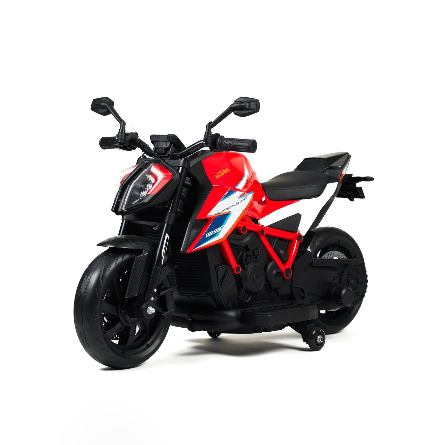 Ktm Superduke 1290 elettrica bambini - vista frontale