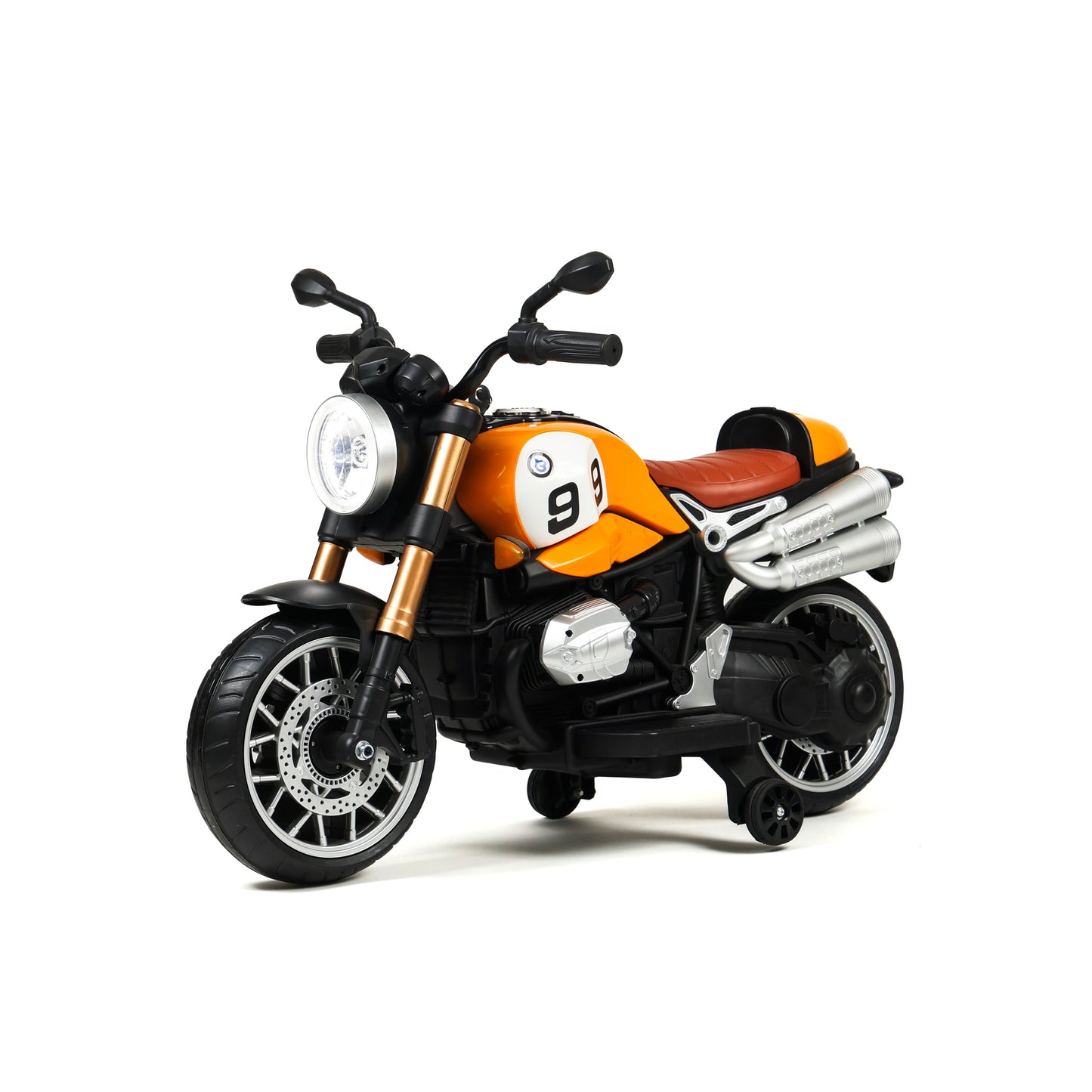 Moto Scrambler elettrica bambini - dettaglio interni