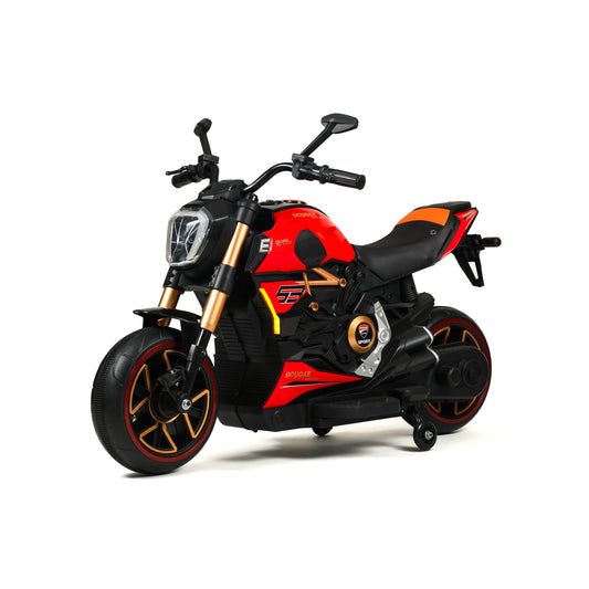 MOTO DA CORSA — vista frontale