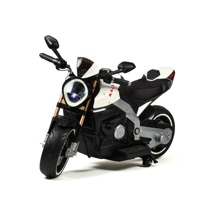 Moto SuperVeloce elettrica bambini - vista frontale