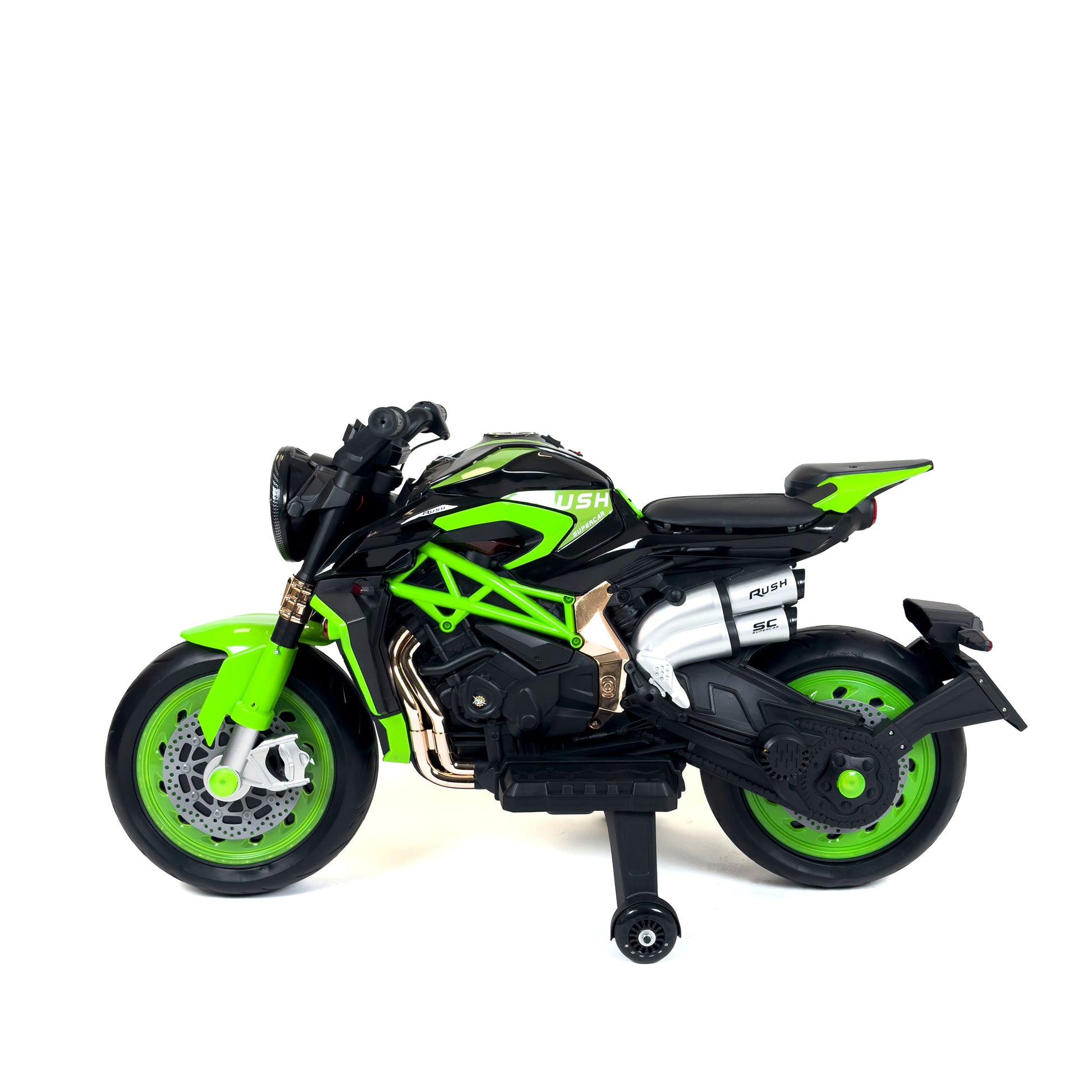 Moto Rush elettrica bambini - vista posteriore