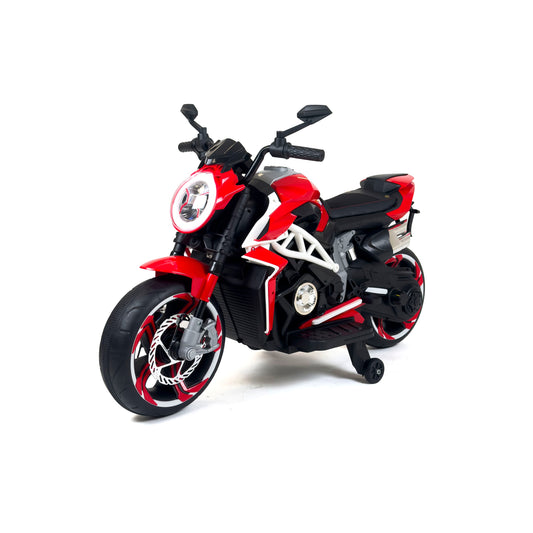 Moto Rivale elettrica bambini - vista frontale