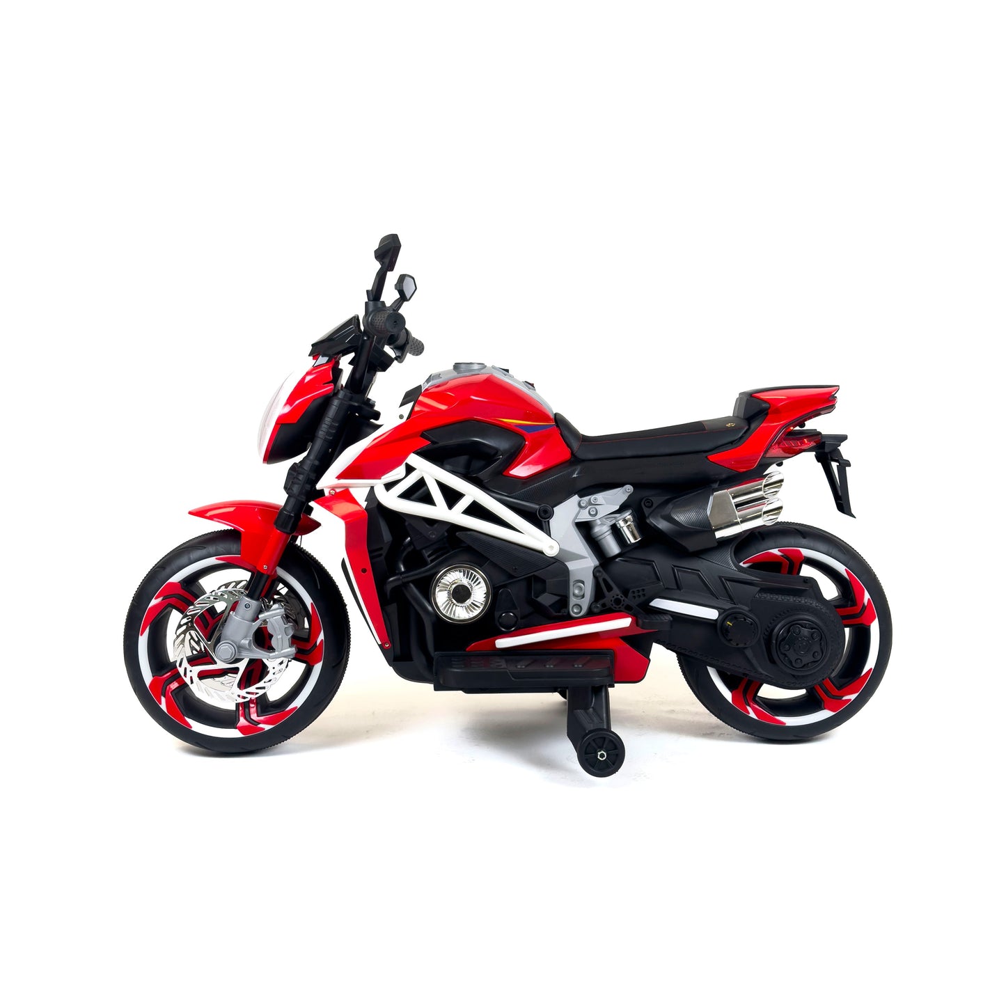 Moto Rivale elettrica bambini - vista laterale