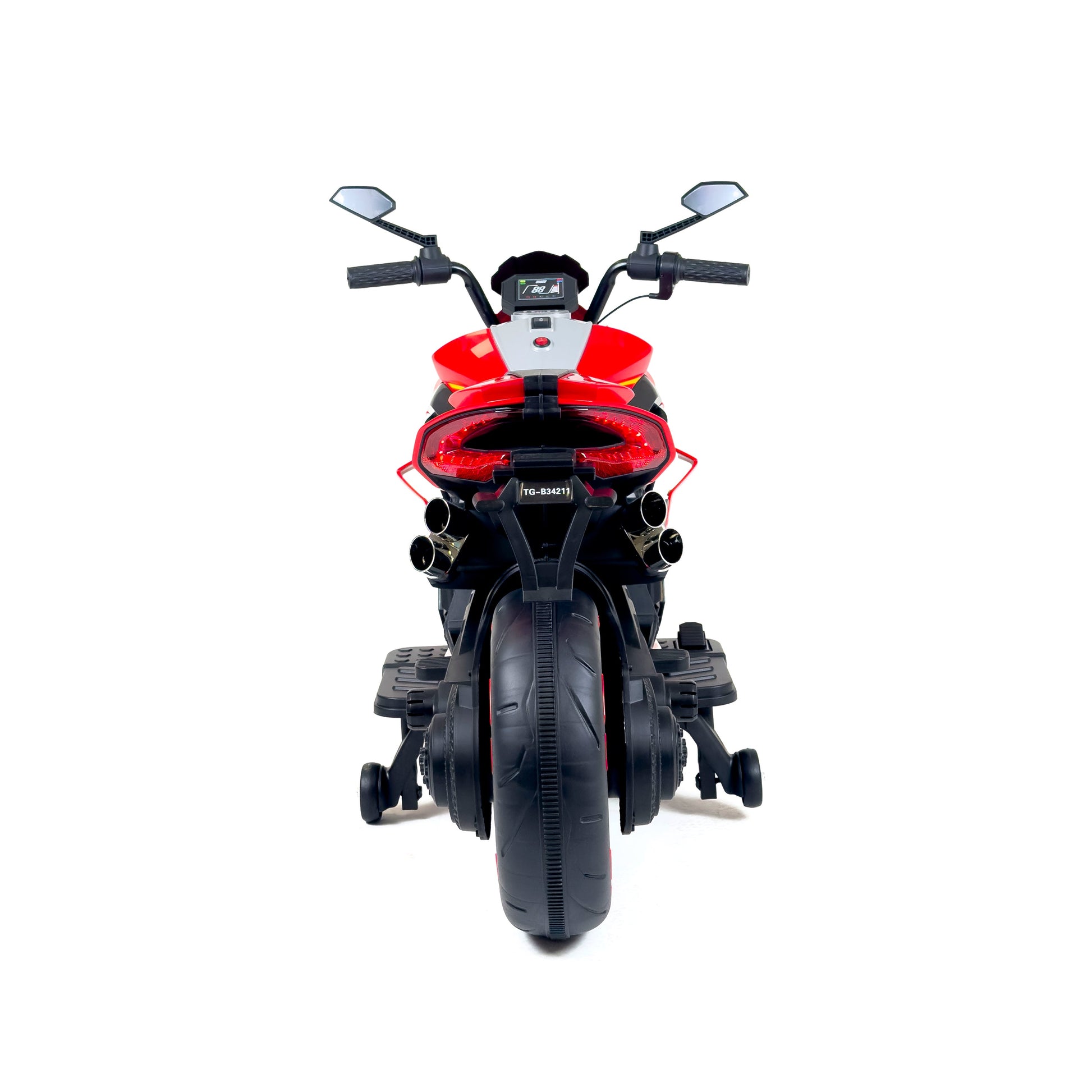 Moto Rivale elettrica bambini - vista dall'alto