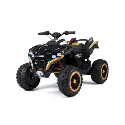 ATV Big nero e oro, vista 3/4 anteriore