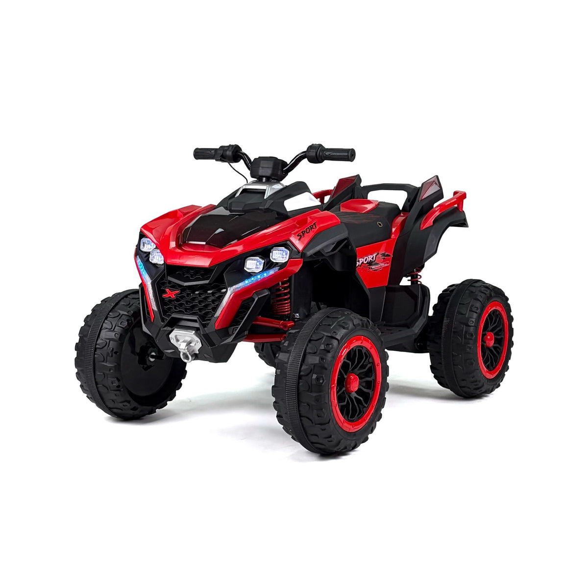 ATV Big rosso, vista 3/4 anteriore