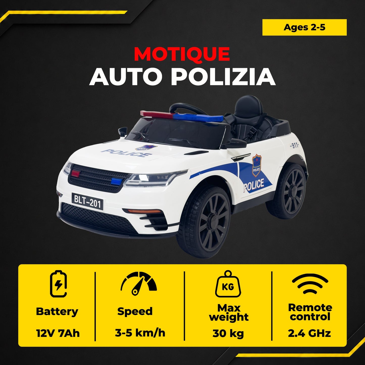 [EN] Police Car - infographic 2